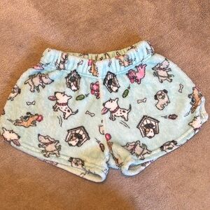 i scream fluffy pajama shorts